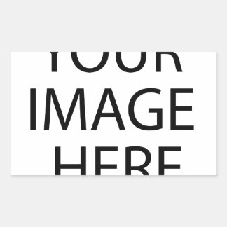 zak rechthoekige sticker