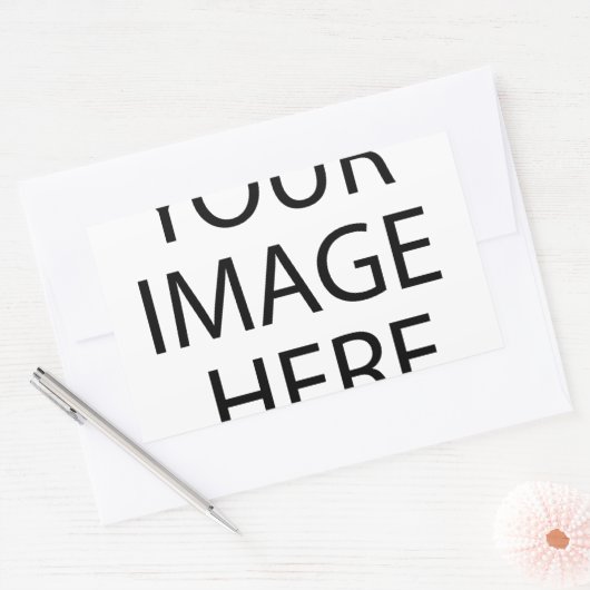 zak rechthoekige sticker (Envelop)