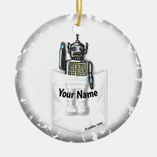 Zak Robot ornament (Voorkant)
