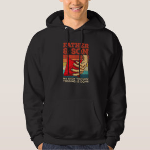 Zak Toss Corn Hole Spel citaat voor een Cornhole P Hoodie