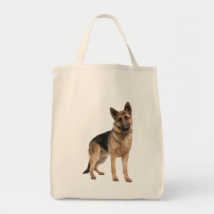 Zak van canvas met afbeelding van Duitse herdersho Tote Bag