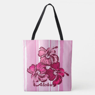 Zak van het Strand van de Hibiscus van de Tote Bag