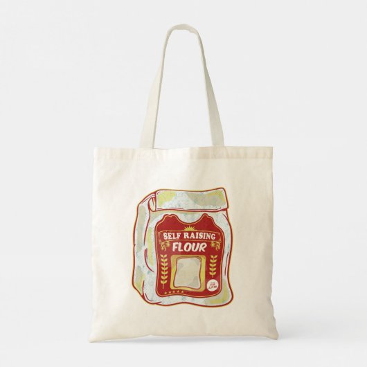 Zak van zelfrijzend meel tote bag (Achterkant)