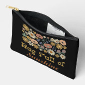 Zak vol zonneschijn – Retro Boho bloem bloesem Etui (Open)