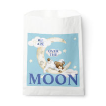 Zak voor feestartikelen voor 'Over the Moon Boy Ba