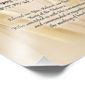 Zak voor handwashandjes van gouden zijderoute foto afdruk (Hoek)