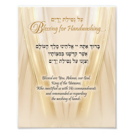 Zak voor handwashandjes van gouden zijderoute foto afdruk