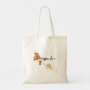 zak voor koffieliefhebbers tote bag