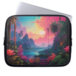 zak voor tropische elektronica laptop sleeve