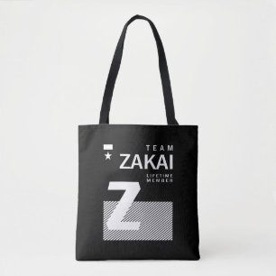 Zakai Persoonlijke naam Birthday Tote Bag