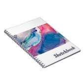 zakboekje - Alcohol Ink Notizblock Notitieboek (Rechterzijde)