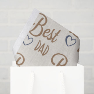 Zakdoek papier voor beste papa