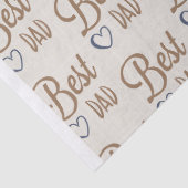 Zakdoek papier voor beste papa (Detail)