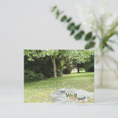 Zakdoekboom Beterschap Wenskaart Briefkaart (Staand voorkant)