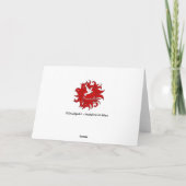 Zakelijk 10e Jubileum Gefeliciteerd - Lint Kaart (Achterkant)