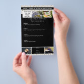 Zakelijk 6 foto | goud witte marketingbrochure flyer (Hand)