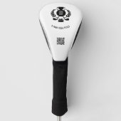 Zakelijk aangepast logo QR-code telefoon merk Golfheadcover (Voorkant)