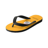 Zakelijk aanpasbaar logo Macaroni & Cheese Jongens Kinder Teenslippers (Schuin)