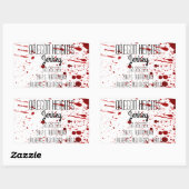 Zakelijk adres Stickers Blood Splatter Vampire G (Vel)