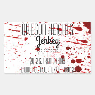 Zakelijk adres Stickers Blood Splatter Vampire G
