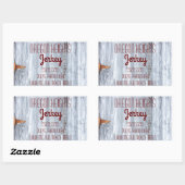 Zakelijk adres Stickers Wit Wassen Hout Schuur Doo (Vel)