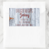 Zakelijk adres Stickers Wit Wassen Hout Schuur Doo (Tas)