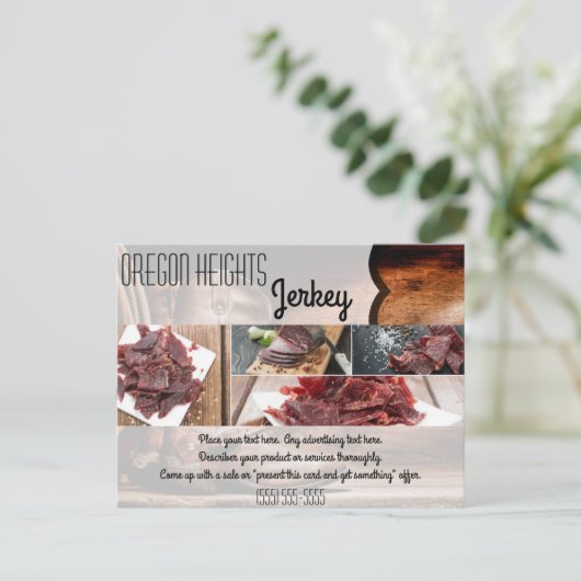 Zakelijk Adverteren Kaart Cowboy laarzen schuur ho (Staand voorkant)