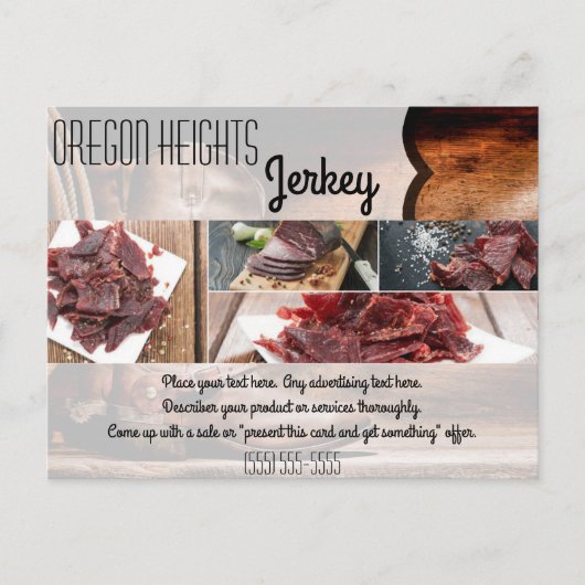 Zakelijk Adverteren Kaart Cowboy laarzen schuur ho (Voorkant)