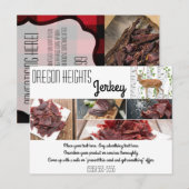 Zakelijk Adverteren Kaart Deer Doe Buck Woodland (Voorkant / Achterkant)