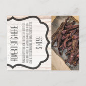 Zakelijk Adverteren Kaart laarzen land rustieke wi (Achterkant)