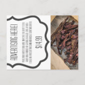 Zakelijk Adverteren Kaart Lavendel Hibiscus op Wh (Achterkant)