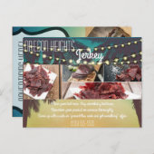 Zakelijk Adverteren Kaart Strand String Lights Pal (Voorkant / Achterkant)