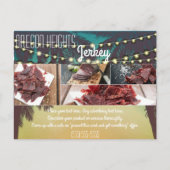 Zakelijk Adverteren Kaart Strand String Lights Pal (Voorkant)