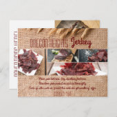 Zakelijk Adverteren Kaart Tarwe op Burlap Sack Co (Voorkant / Achterkant)