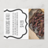 Zakelijk Adverteren Kaart Wit Wassen Hout Schuur D (Achterkant)