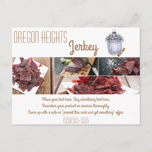 Zakelijk Adverteren Kaart Zomer Land Bruiloft (Voorkant)