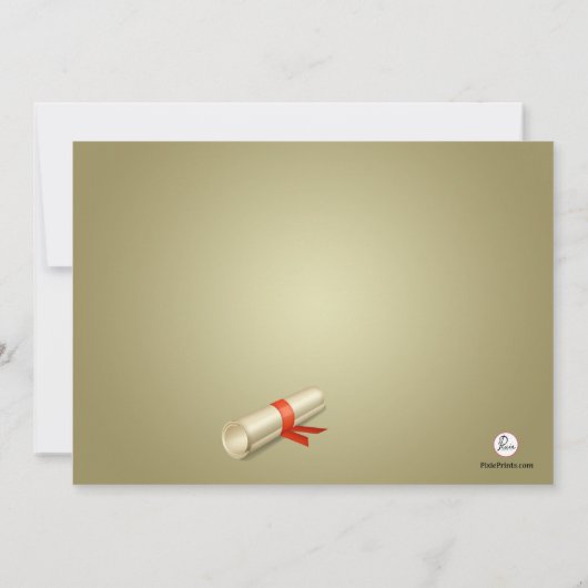 Zakelijk Afstuderen Afstuderen Uitnodiging (Achterkant)