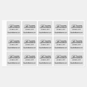 Zakelijk artistieke kraker waterdicht vierkant labels