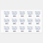 Zakelijk artistieke kraker waterdicht vierkant labels (Vel)