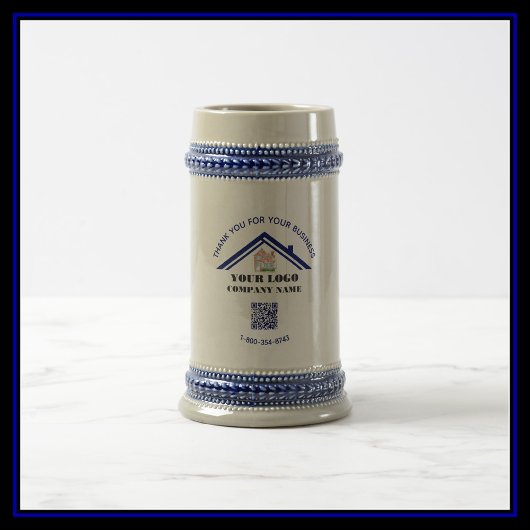 Zakelijk bedankt Aangepaste Logo QR-code Bierpul