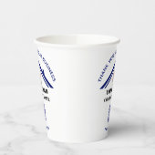 Zakelijk bedankt Aangepaste Logo QR-code Papieren Bekers (Links)