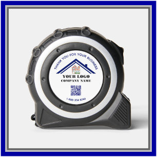 Zakelijk bedankt Aangepaste Logo QR-code Rolmaat