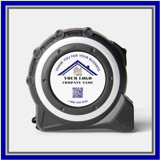 Zakelijk bedankt Aangepaste Logo QR-code Rolmaat