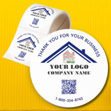 Zakelijk Bedankt Aangepaste Logo QR-code
