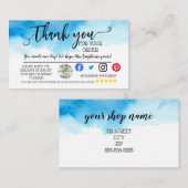 Zakelijk bedankt Je hebt de creditcardbestelling o Aanbevelingskaartje (Voorkant / Achterkant)