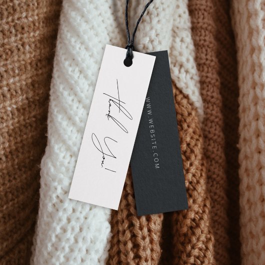 Zakelijk bedankt Label Hang Label Mini Visitekaartjes