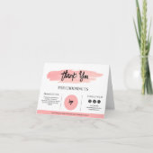 Zakelijk Bedankt voor het invoegen van kaartverpak (Voorkant)