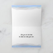 Zakelijk Bedankt waterverf Strepen Blauw Grijs (Binnen)