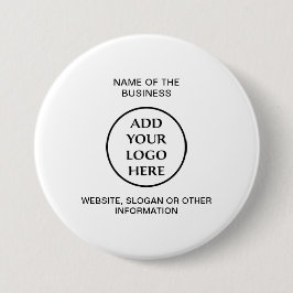 Zakelijk Bedrijf Corporate Professional Uw Logo Ronde Button 7,6 Cm