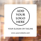 Zakelijk Bedrijf Corporate Professioneel Eenvoudig Raamsticker (Vel 2)